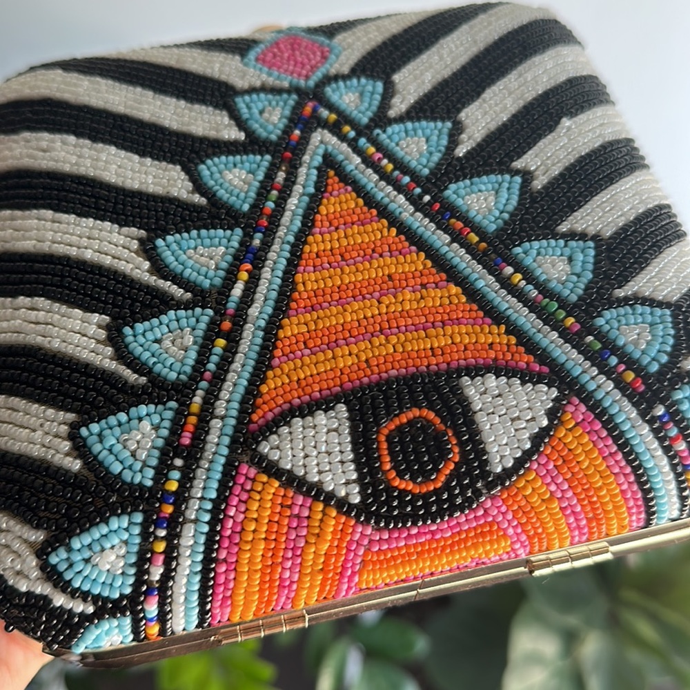 Evil eye hand beaded 🧿 bag - Picture 6 of 12